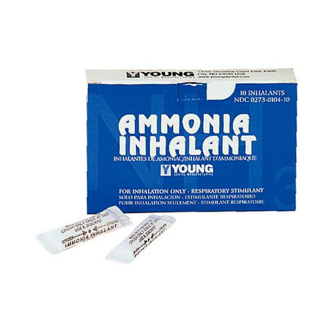 Young Dental 283010 Ammonia Inhalants Respitory Stimulants 10/Pk