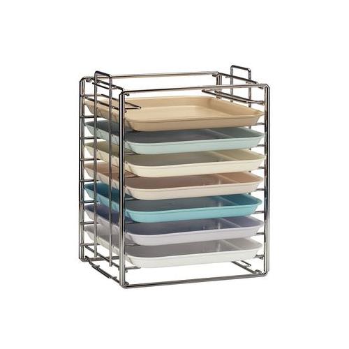 Kerr Dux Dental 31312 Tray Rack Size B Short Side Loading Chromed Steel 10.5