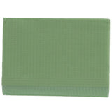 House Brand Dentistry 109215 Dental Patient Bibs 2+1 Ply 13" X 18" Green 500/Bx