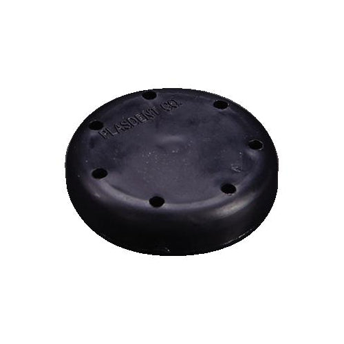 Plasdent 400BS-11 Magnetic Dental Bur Block 7-Hole Small Round Black