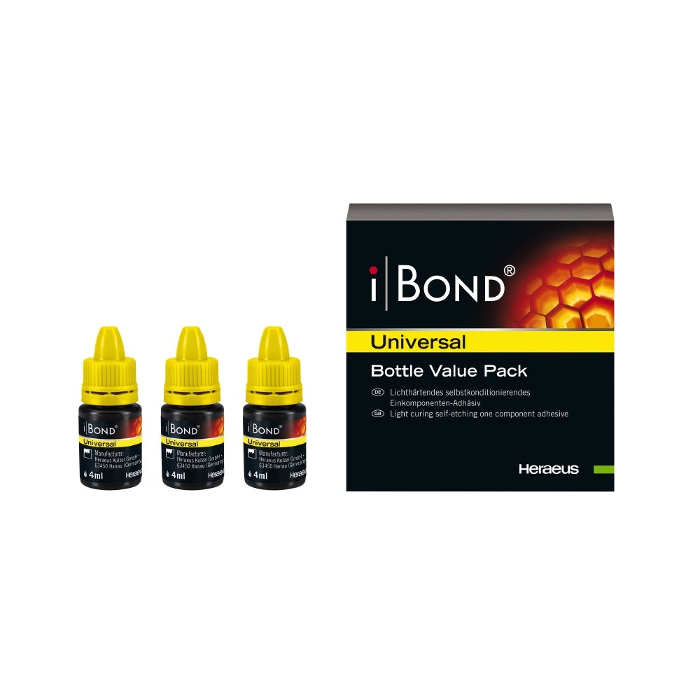 Kulzer 66061412 iBond Universal Self Etching Adhesive Bonding Agent 4 mL 3/Pk