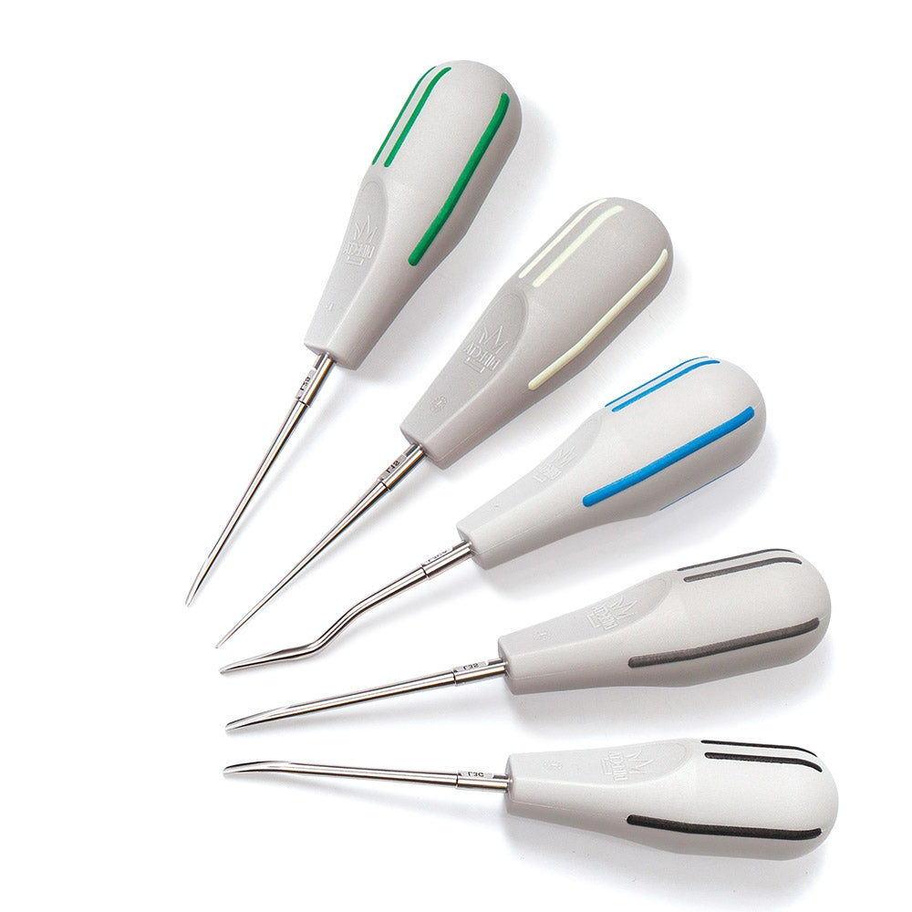 Directa 506332 Luxator Dental Instruments Periotomes L-K Vet Kit