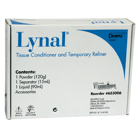 Dentsply Caulk 653006 Lynal Tissue Conditioner & Temporary Reliner Pack