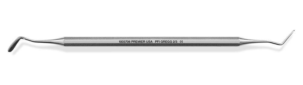 Premier Dental 1003706 #2/3 Gregg Plastic Double End Filling Instrument Regular Handle
