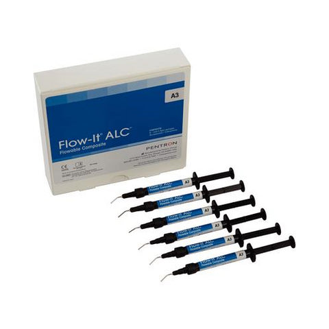 Pentron Clinical N11VC Flow-It ALC Flowable Composite Syringes A3 6/Pk 30 Tips