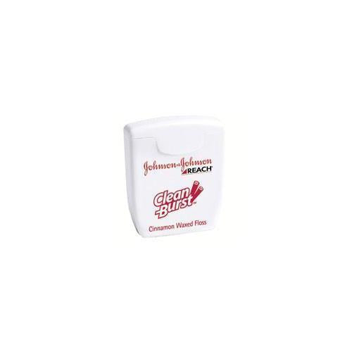 Johnson & Johnson 9624 Reach Clean Burst Cinnamon Waxed Floss 5 Yards 144/Bx