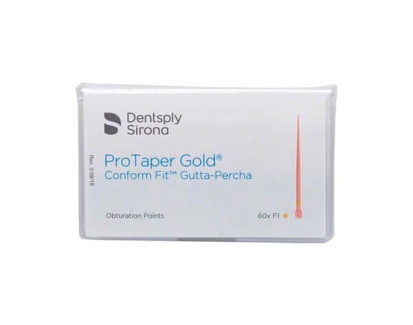 Dentsply B00PGGPF000F1 ProTaper Gold Conform Fit,Gutta Percha Points F1 60/Pk