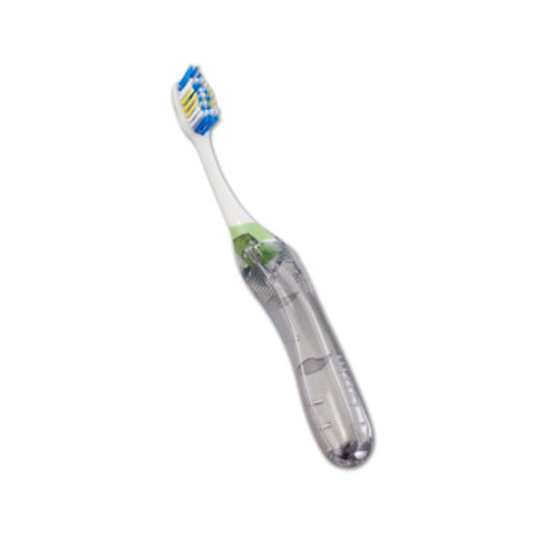 Sunstar Butler 153PYA Travel Toothbrush Regular Soft Dome Trim Brush 12/Bx