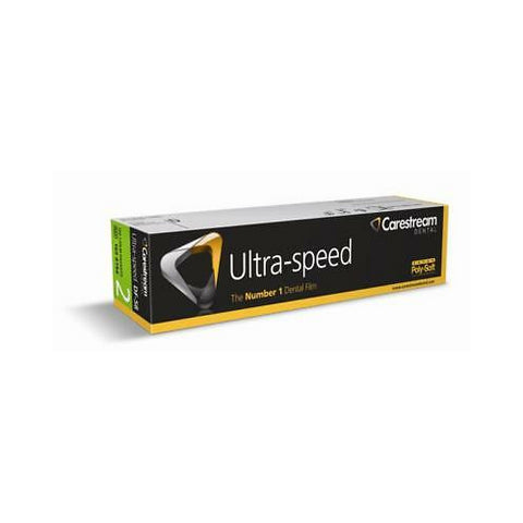 Kodak 8818890 Carestream Ultraspeed DF-58 Size 2 Poly-Soft Dental X-Ray Film 150/Pk EXP Jun 2023