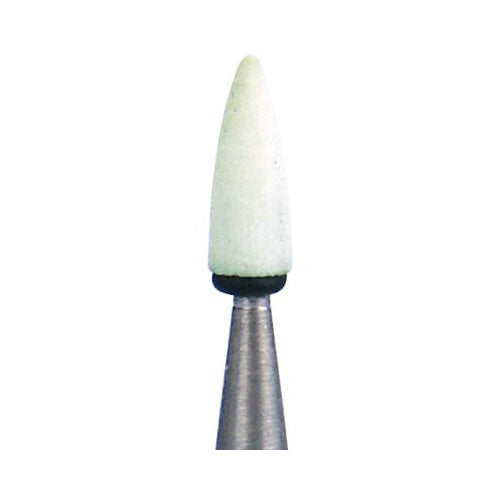 Shofu Dental 0244 Dura-White Mounted Stones Friction Grip FG Flame FL2 12/Bx