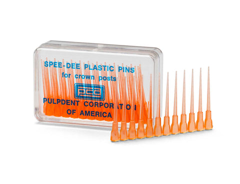 Pulpdent PIN Spee-Dee Dental Pins For Crown Post Plastic 60/Pk