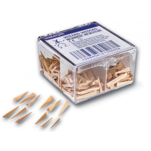 WaterPik 61215 Wizard Wedges Assorted Triangular Birchwood Matrix Wedges 500/Bx