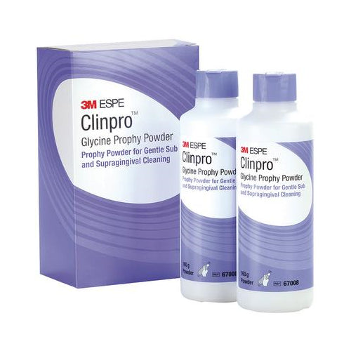 3M ESPE 67008 Clinpro Glycine Dental Prophy Powder 2/Pk 6.5 Oz