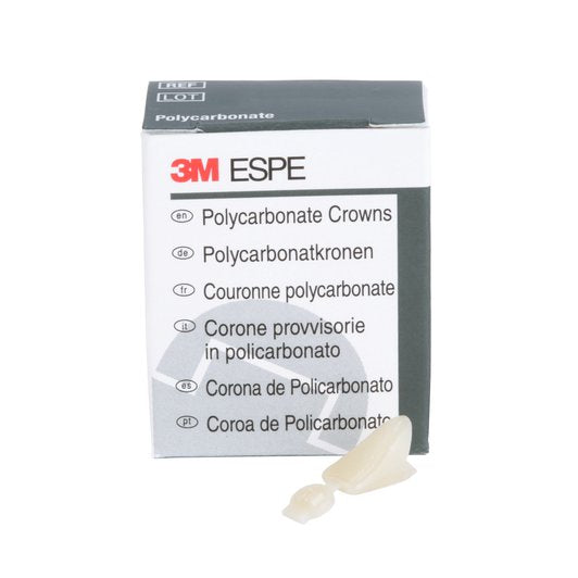 3M ESPE P67 Polycarbonate #67 Lower Anterior Incisor Short Small Crown Forms 5/Pk