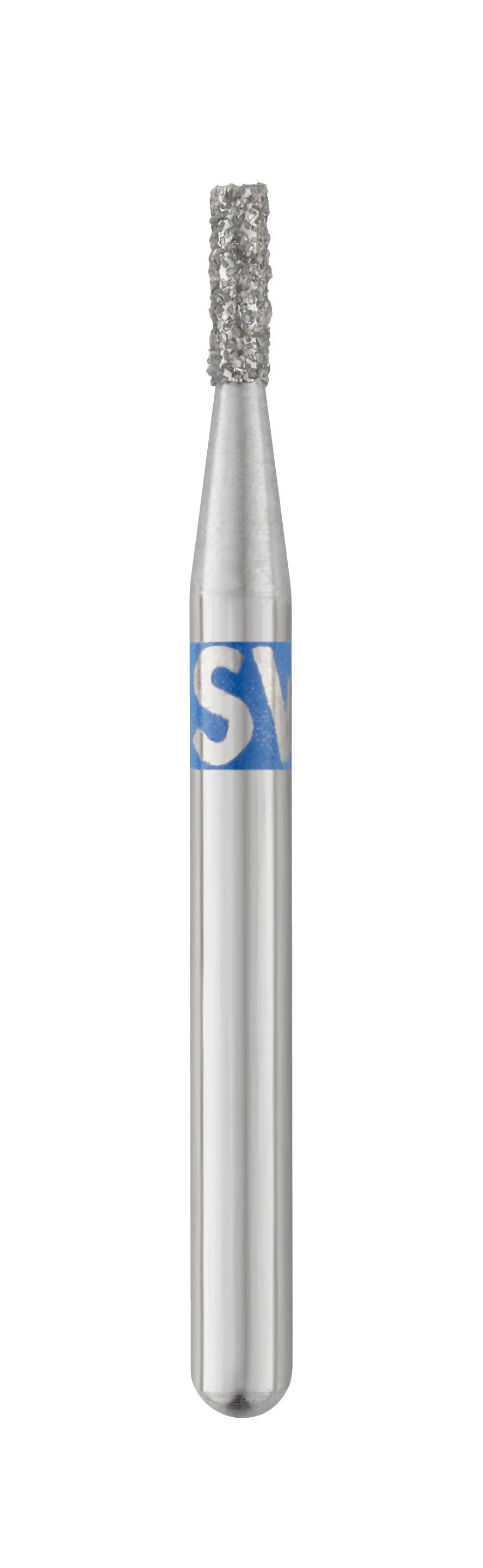 SS White 835-010M Piranha FG Friction Grip Flat End Cylinder Medium Grit Diamond Burs 25/Pk