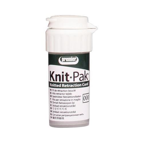 Premier Dental 9007551 Knit-Pak Knitted Plain Retraction Cord 100" Size #000