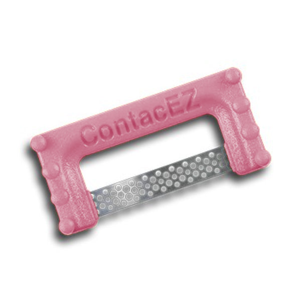 ContacEZ 35108 Strip System Perforated Hygienist Pink Stainless Steel 8/Pk