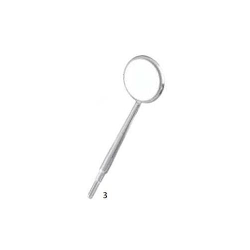 Miltex Integra 67-696/3 Dental Mouth Mirror Cone Socket Front Surface #3 12/Pk