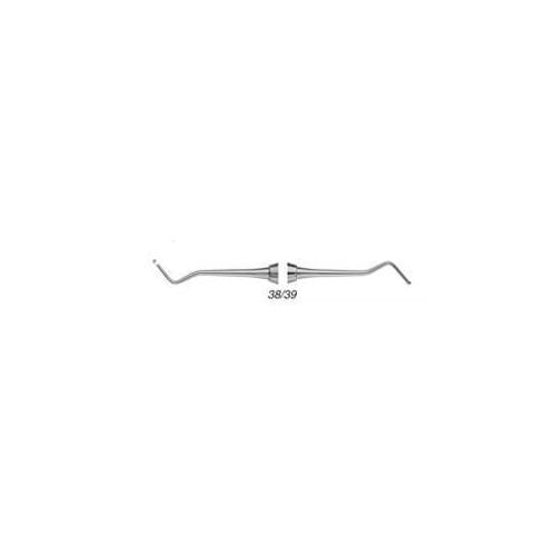 House Brand 704-738 Pomee Double End Dental Excavator #38/39 Hollow Handle