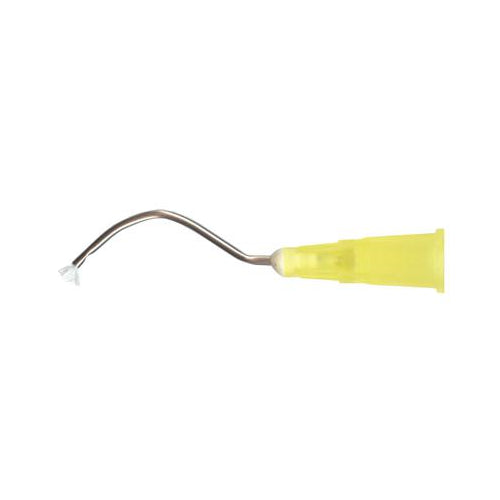 Vista Dental 312102 Stat-Flo Hemostatic Pre-Bent Tips 19 Gauge Yellow 20/Pk