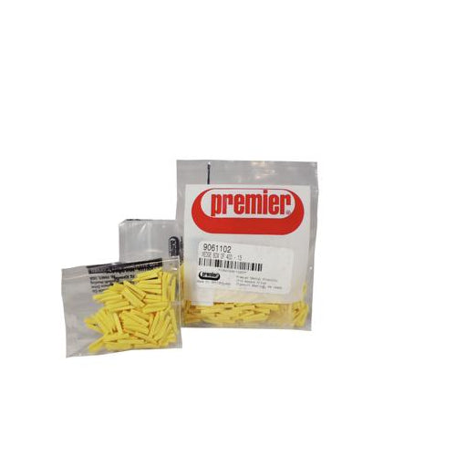 Premier Dental 9061102 Sycamore Anatomical Matrix Wood Wedges #13 Yellow 400/Bx