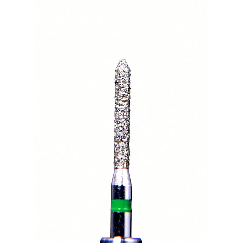 Mydent 878-012C Defend FG Friction Grip Coarse Grit Beveled Cylinder Diamond Burs 10/Pk