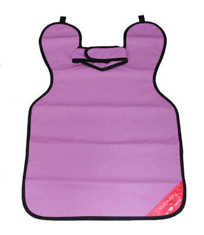 House Brand XAC-AM-LF Visionary X-Ray Lead Free Apron Adult with Collar Mauve