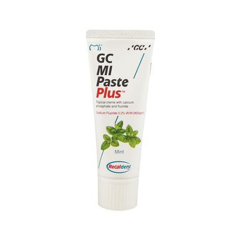 GC 422621 MI Paste Plus Mint Topical Tooth Cream with Calcium, Phosphate & 0.2% Fluoride 10/Pk