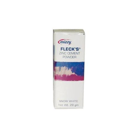 Keystone 605.01 Fleck's Self Cure Zinc Phosphate Cement Powder Snow White 29 Gm
