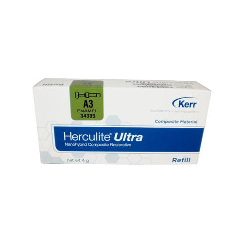 Kerr Dental 34339 Herculite Ultra Universal Restorative Compsoite Syringe A3 Enamel 4 Gm