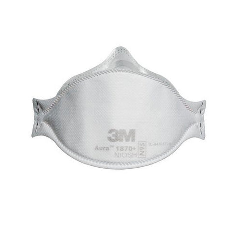 3M ESPE 1870+ Aura N95 NIOSH Particulate Respirator Surgical Mask 20/Bx