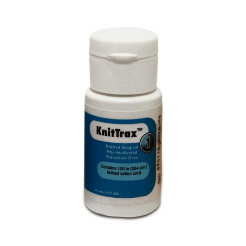 Pascal 07-580 KnitTrax Plain #1 Medium Knitted Gingival Retraction Cord 100