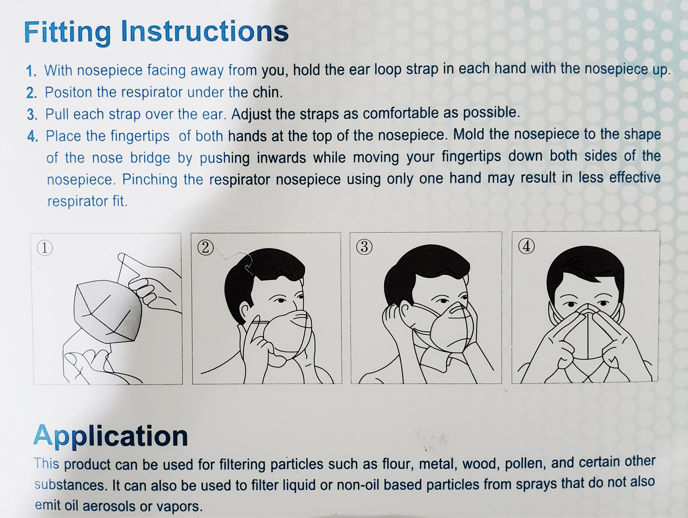 WI Oriental Standard 907150 Particulate Respirator KN95 Mask GB2626-2006 20/Pk