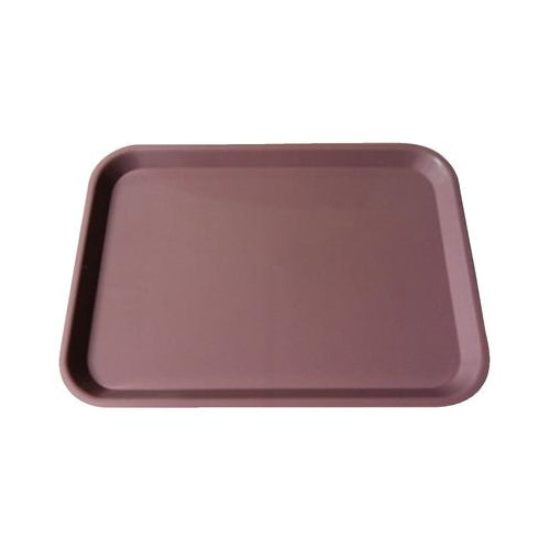 Plasdent 300BF-10 Flat Set-Up Tray Size B Ritter Mauve 13 3/8" x 9 5/8"