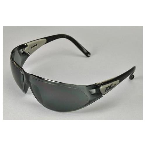 Palmero Sales 3552 Pro-Vision Contour Wrap Eyewear Black Frame Grey Lens