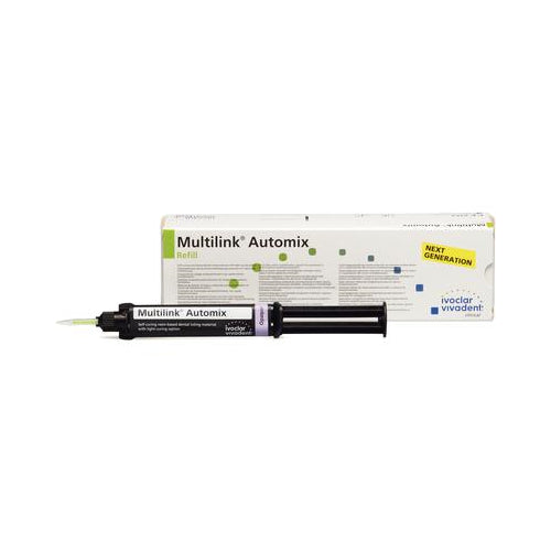 Ivoclar Vivadent 615218 Multilink Automix Easy Universal Resin Cement Syringe White Opaque EXP Apr 2025