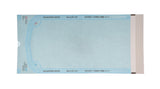 House Brand Dentistry 100526 Paper/Blue Film Self-Sealing Sterilization Pouches 5.25" x 10" 200/Bx