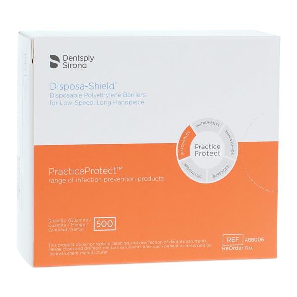 Dentsply A88006 Disposa-Shield Long Handpiece Covers 7.75