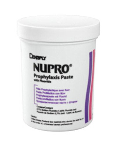 Dentsply 801221 Nupro Prophy Paste Unit Dose Cups Medium Grit Orange With Fluoride 200/Pk EXP Aug 2023