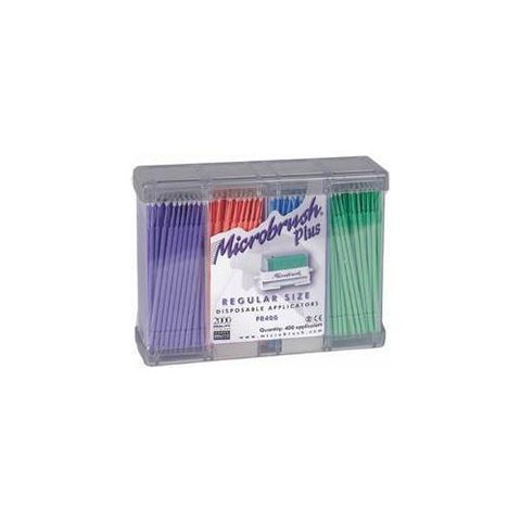 Microbrush PR400GR Plus Dispenser Series Micro Applicators Regular Green 400/Pk