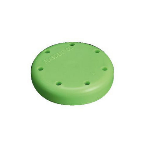 Plasdent 400BSS-4N Magnetic Dental Bur Block 7-Hole Small Round Neon Green