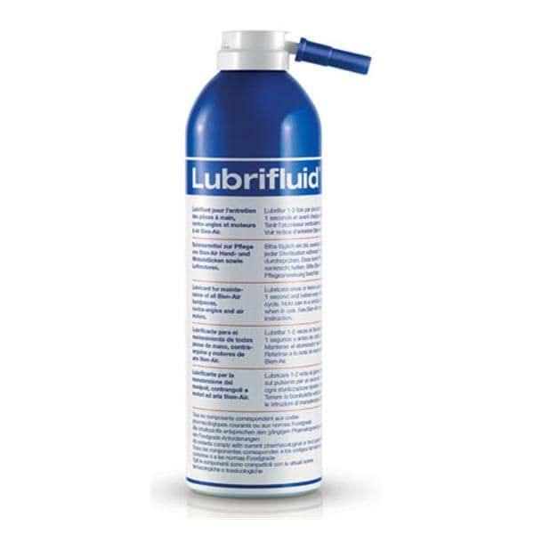 Bien Air 1600064-006 Lubrifluid Dental Equipment Lubricant Spray 500 ml Can