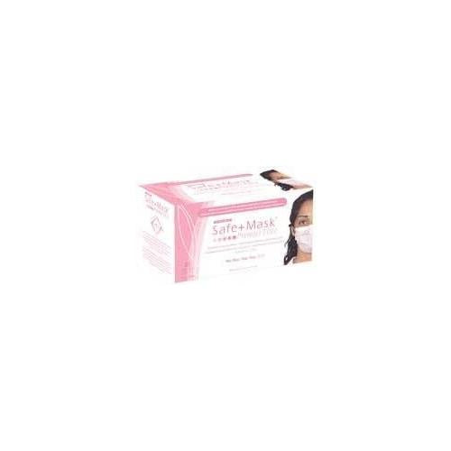 Medicom 2046 SafeMask Premier Elite Earloop Face Masks ASTM Level 3 Pink 50/Bx