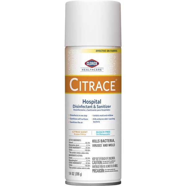 Clorox 49100 Citrace Germicide Disinfectant & Sanitizer Spray 14 Oz EXP Jun 2026
