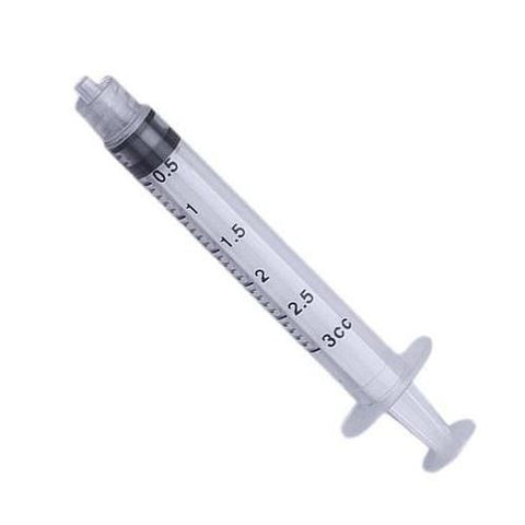 House Brand EN300 Luer Lock End Irrigation Dental Syringes 3CC 100/Bx