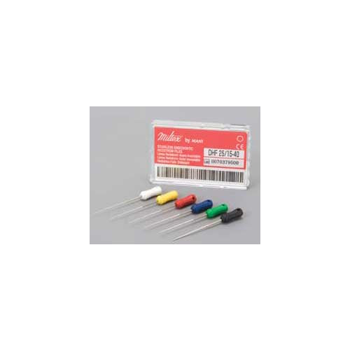 Miltex Integra DHF25/10 Dental Hedstrom Files 25mm #10 Stainless Steel 6/Pk