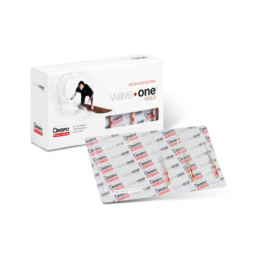 Dentsply Maillefer A0753231G0P03 WaveOne Gold Rotary Files 31mm Primary 3/Pk
