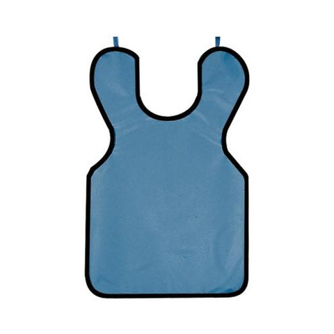 Palmero 20BLUE Cling Shield Patient X-Ray Vinyl Apron Adult Biscayne Blue 0.3mm