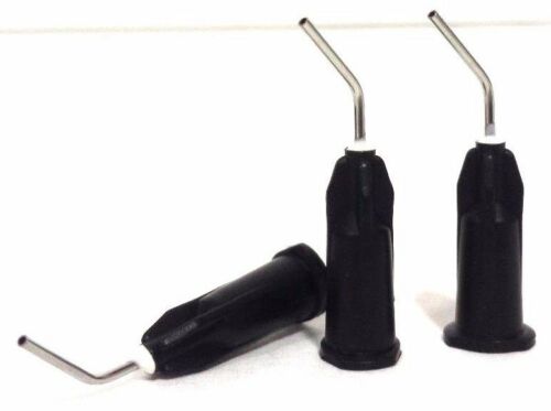 Mydent PN1229 Defend Pre-Bent Dispensing Tips Black 19 Gauge 100/Pk