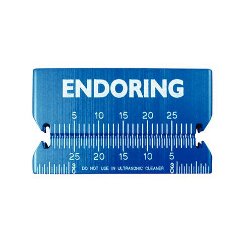 Jordo ERR-S EndoRing Endodontic File Ruler Blue Aluminum Autoclavable